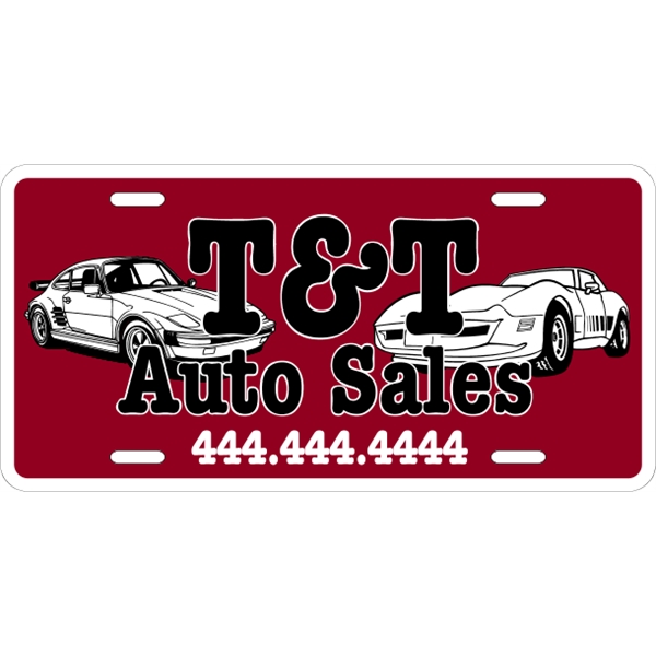 Car Plate - .015" Polyethylene