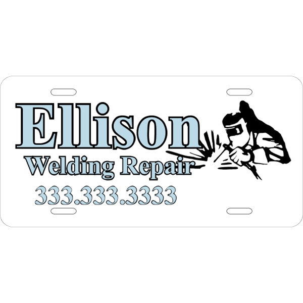 Car Plate - .015" Polyethylene