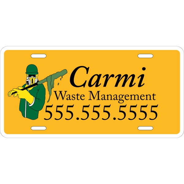 Car Plate - .015" Polyethylene