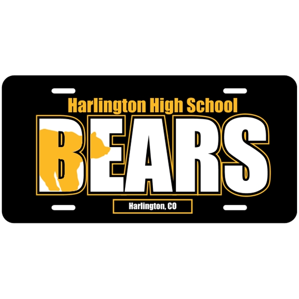 Car Plate - .055" Black Polyethylene