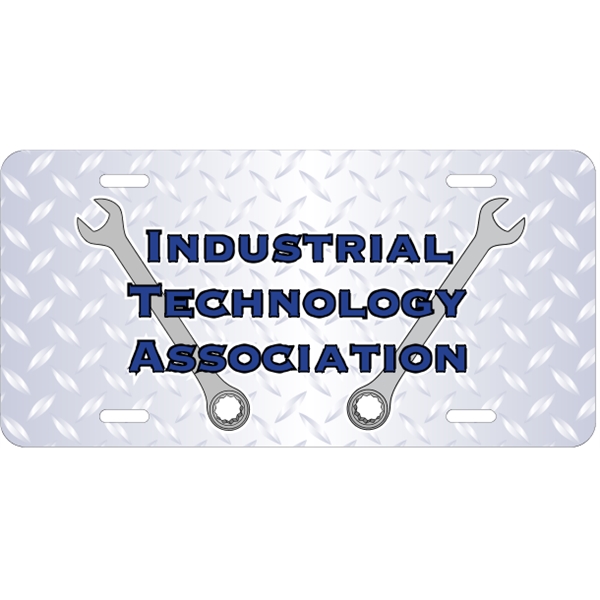 Diamond Plate Finish Car Plate