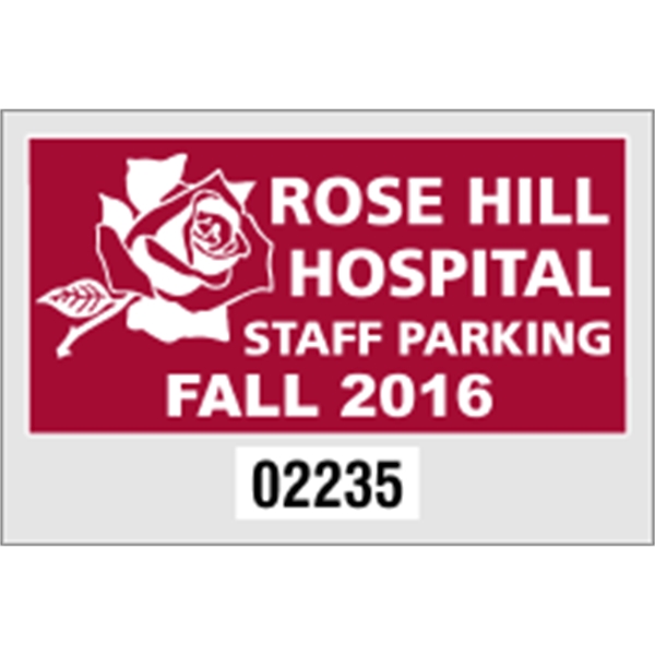 3" x 2"  Polyester - Face Adhesive - 3" x 2"  Polyester - Face Adhesive - Image 2 of 3