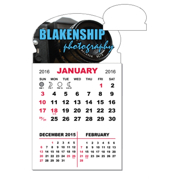 3 X 5.5 - Magnet Mini Calendar Pad (Oval)
