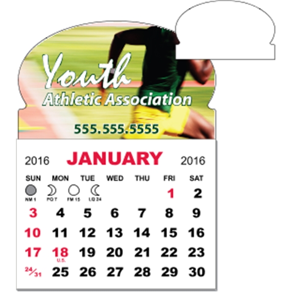 3" x 3.875" - Magnet Mini Calendar Pad (Oval)