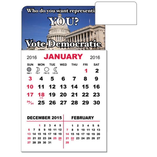 3" x 5.5" - Magnet Mini Calendar Pad (Rectangle)
