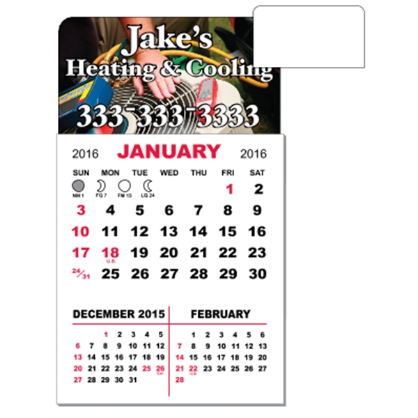 3" x 5.5" - Magnet Mini Calendar Pad (Rectangle)