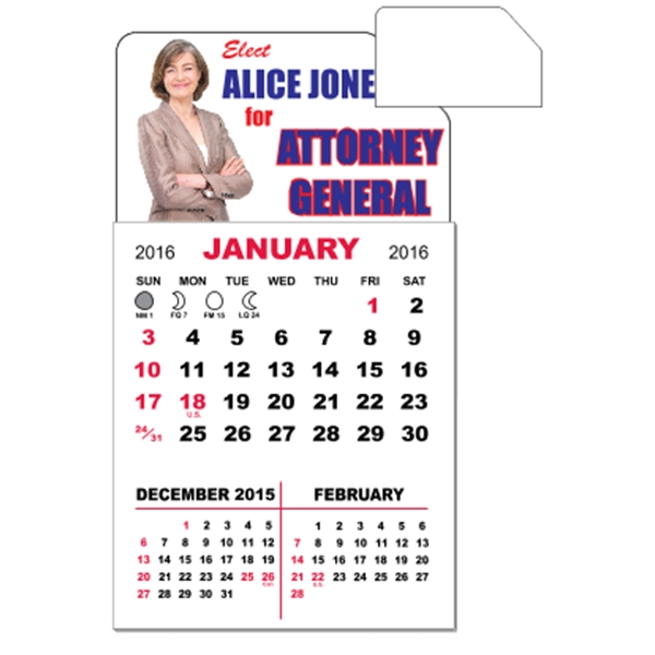 3" x 5.5" - Magnet Mini Calendar Pad (Slant)