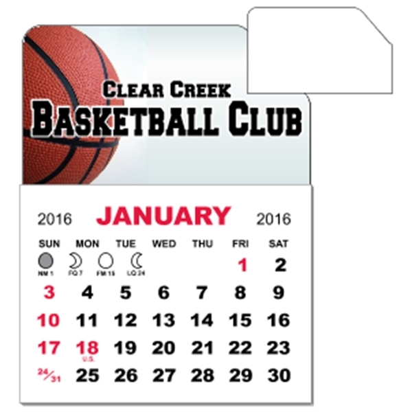 3" x 3.875" - Magnet Mini Calendar Pad (Slant)