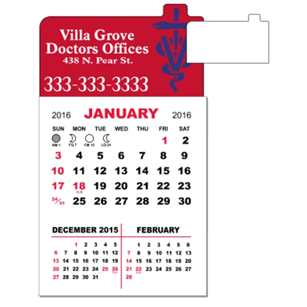 3" x 5.5" - Magnet Calendar Pad - 3" x 5.5" - Magnet Calendar Pad - Image 3 of 7