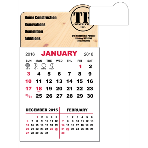 3 X 5.5 - Magnet Mini Calendar Pad (Arch)