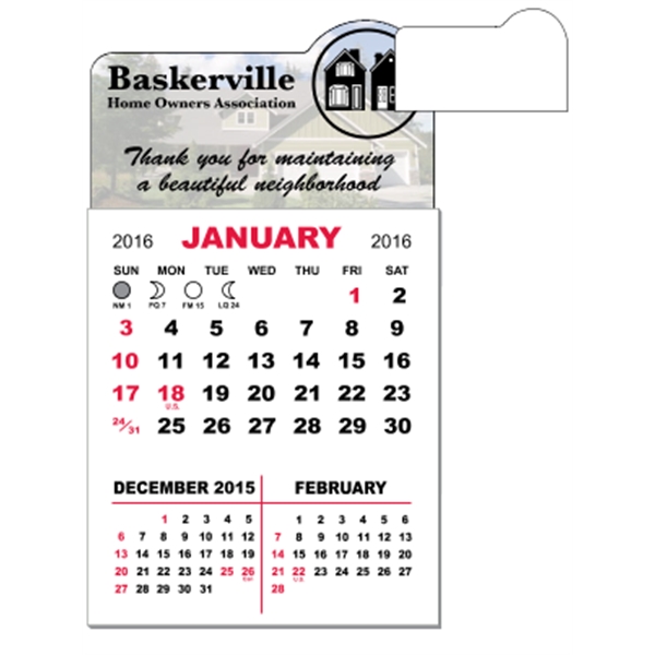 3 X 5.5 - Magnet Mini Calendar Pad (Arch)