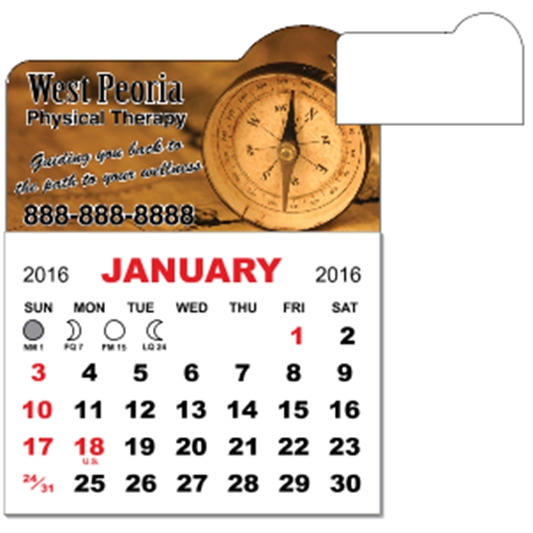 3" x 3.875" - Magnet Calendar Pad - 3" x 3.875" - Magnet Calendar Pad - Image 3 of 7