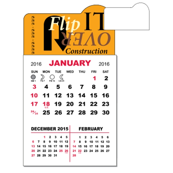3 X 5.5 - Adhesive Mini Calendar Pad (Arch)