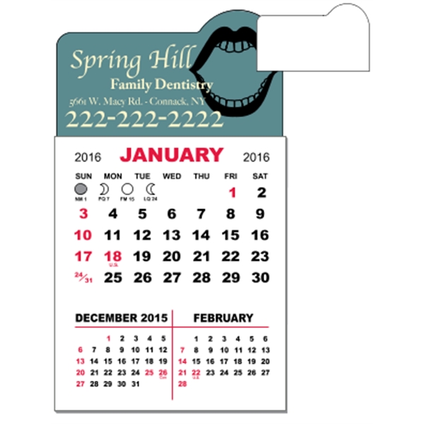 3 X 5.5 - Adhesive Mini Calendar Pad (Arch)