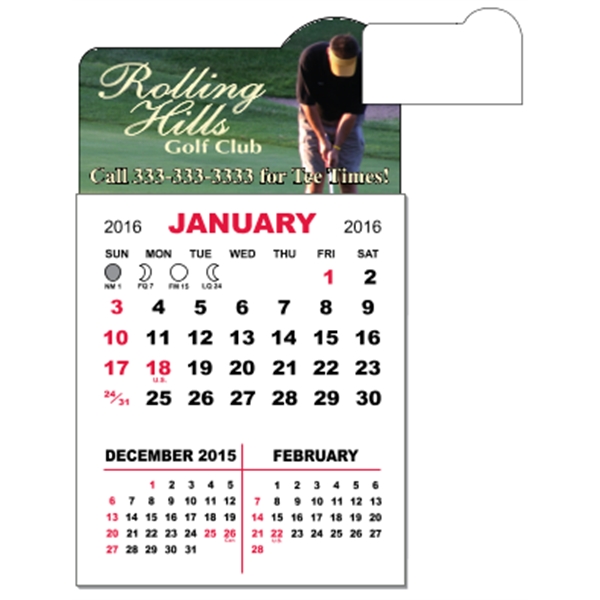 3 X 5.5 - Adhesive Mini Calendar Pad (Arch)