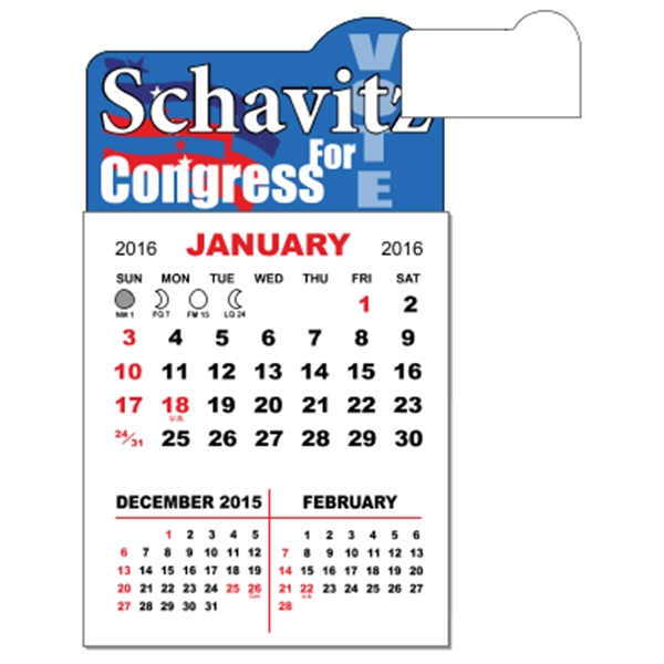 3 X 5.5 - Adhesive Mini Calendar Pad (Arch)