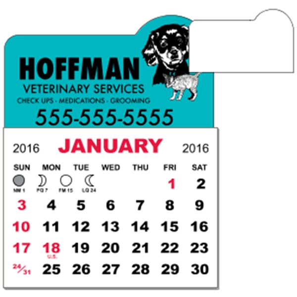3 X 3.875 - Adhesive Mini Calendar Pad (Arch)