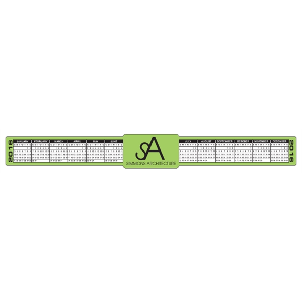 13" x 1.5" Calendar Strips, 4-Color Process