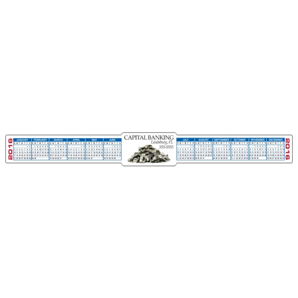13" x 1.5" Calendar Strips, 4-Color Process