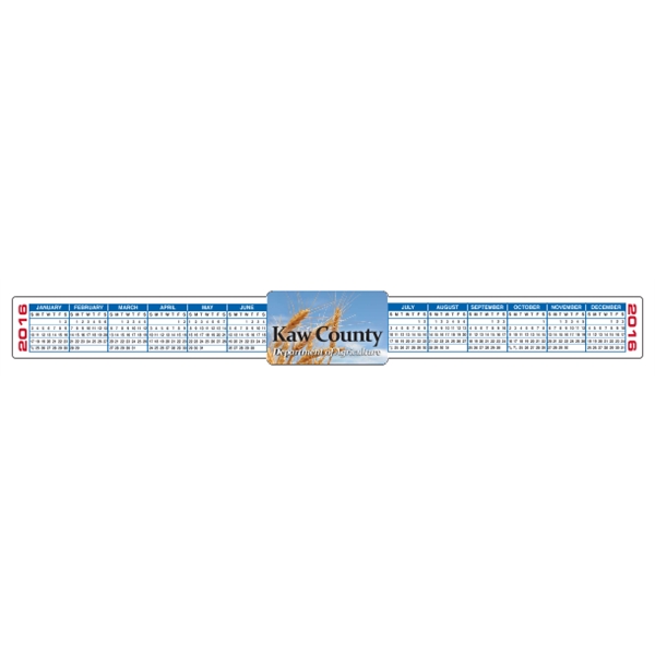 13" x 1.5" Calendar Strips, 4-Color Process