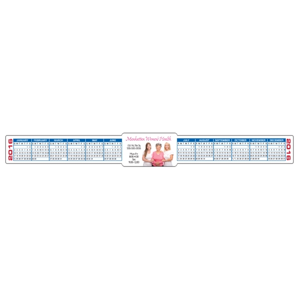 13" x 1.5" Calendar Strips, 4-Color Process