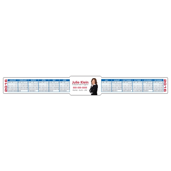 13" x 1.5" Calendar Strips, 4-Color Process
