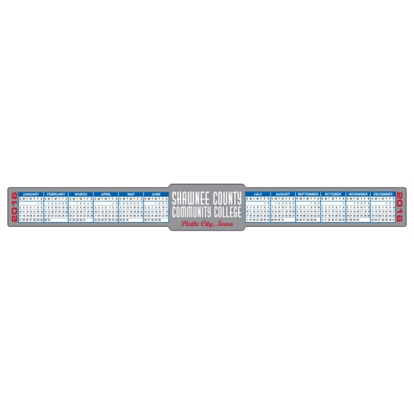 13" x 1.5" Calendar Strips, 4-Color Process
