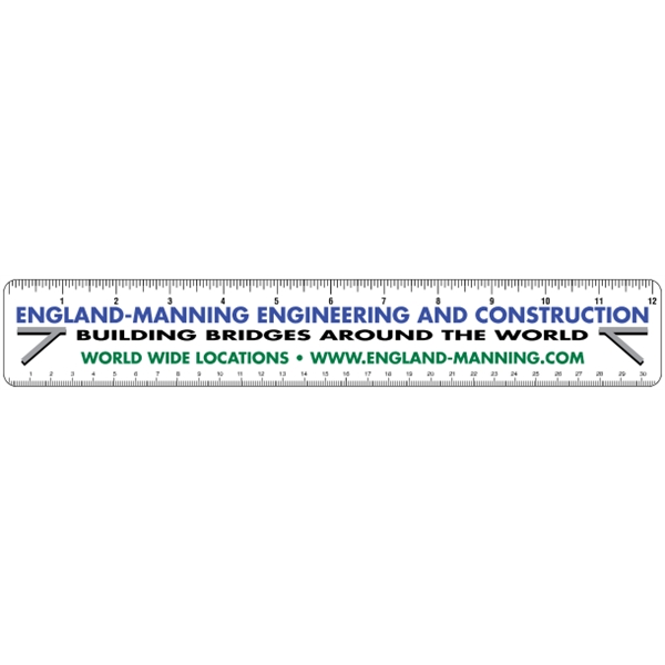 12.25" x 2" Economy Ruler