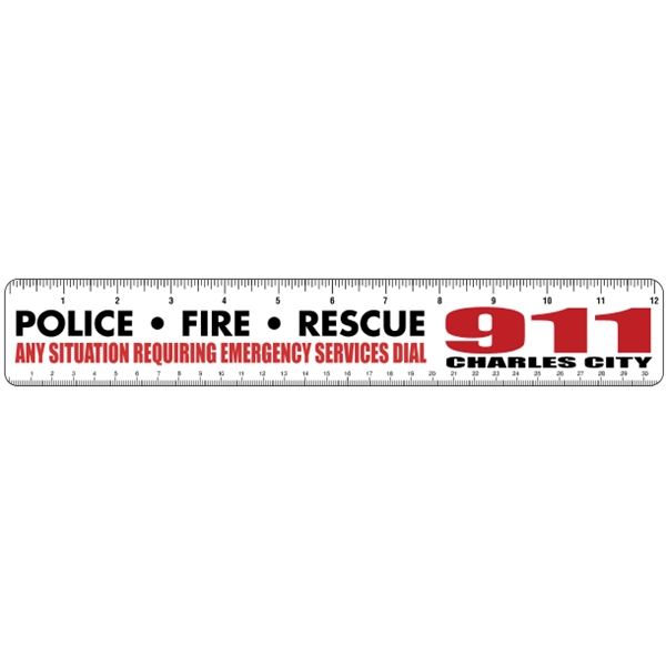 12.25" x 2" Economy Ruler