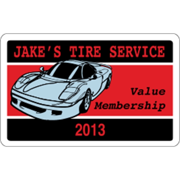 Matte Plastic - 2.125"x3.375" Membership Card