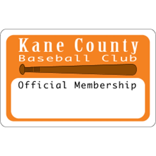 Matte Plastic - 2.125"x3.375" Membership Card