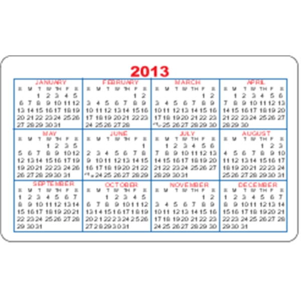 4-Color Process Loyalty Cards - Calendar (Specify Year) - 4-Color Process Loyalty Cards - Calendar (Specify Year) - Image 13 of 16