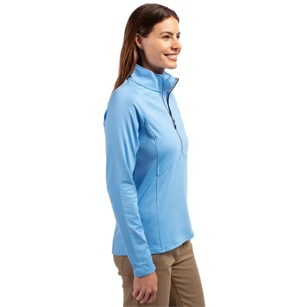 Cutter & Buck Adapt Eco Knit Stretch Recycled Womens Half... - Cutter & Buck Adapt Eco Knit Stretch Recycled Womens Half... - Image 8 of 153