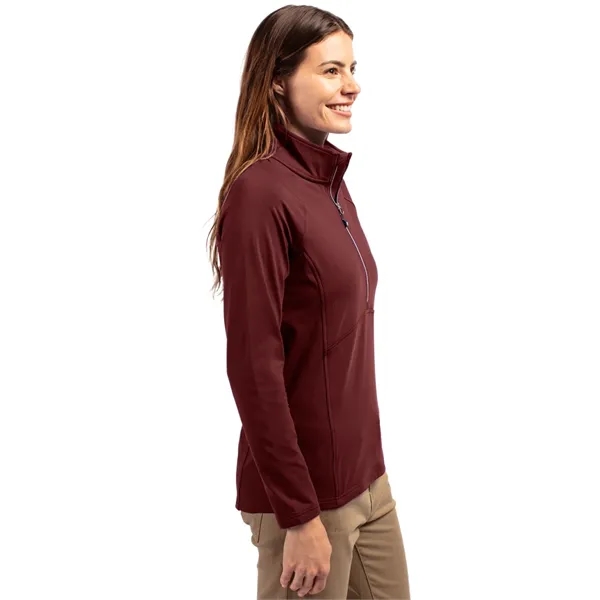 Cutter & Buck Adapt Eco Knit Stretch Recycled Womens Half... - Cutter & Buck Adapt Eco Knit Stretch Recycled Womens Half... - Image 30 of 153