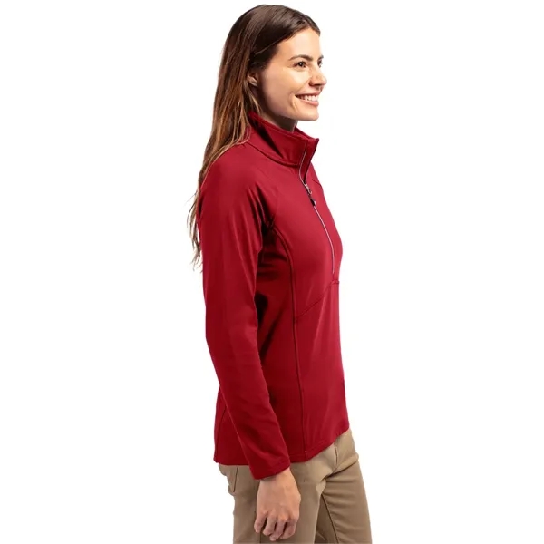 Cutter & Buck Adapt Eco Knit Stretch Recycled Womens Half... - Cutter & Buck Adapt Eco Knit Stretch Recycled Womens Half... - Image 40 of 153