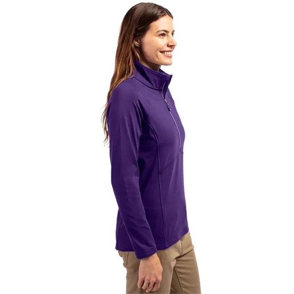 Cutter & Buck Adapt Eco Knit Stretch Recycled Womens Half... - Cutter & Buck Adapt Eco Knit Stretch Recycled Womens Half... - Image 70 of 153