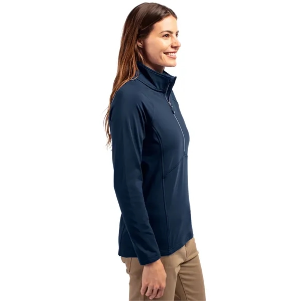 Cutter & Buck Adapt Eco Knit Stretch Recycled Womens Half... - Cutter & Buck Adapt Eco Knit Stretch Recycled Womens Half... - Image 90 of 153