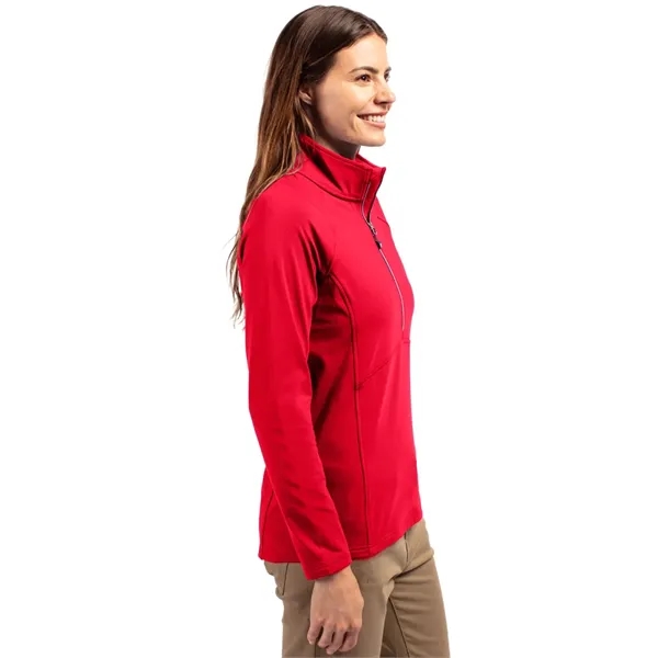 Cutter & Buck Adapt Eco Knit Stretch Recycled Womens Half... - Cutter & Buck Adapt Eco Knit Stretch Recycled Womens Half... - Image 96 of 153