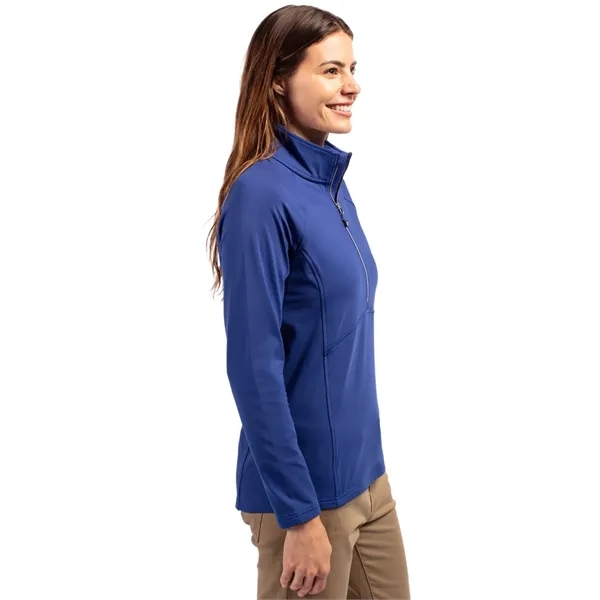 Cutter & Buck Adapt Eco Knit Stretch Recycled Womens Half... - Cutter & Buck Adapt Eco Knit Stretch Recycled Womens Half... - Image 100 of 153