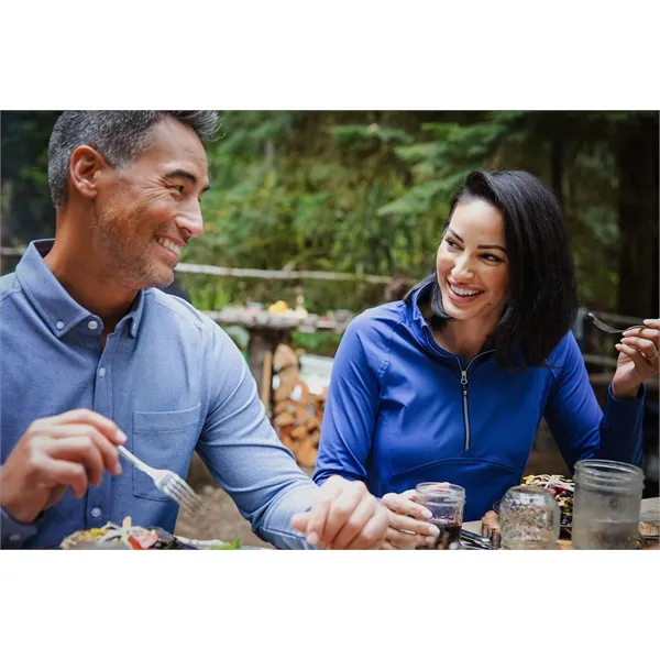 Cutter & Buck Adapt Eco Knit Stretch Recycled Womens Half... - Cutter & Buck Adapt Eco Knit Stretch Recycled Womens Half... - Image 101 of 153