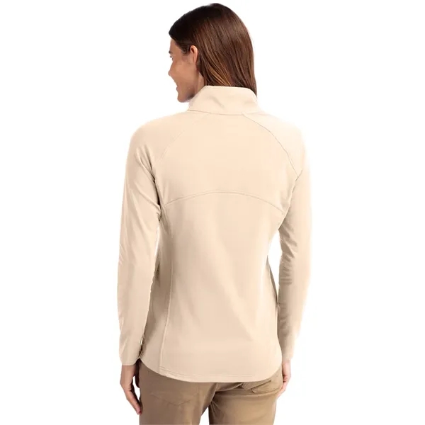 Cutter & Buck Adapt Eco Knit Stretch Recycled Womens Half... - Cutter & Buck Adapt Eco Knit Stretch Recycled Womens Half... - Image 140 of 153