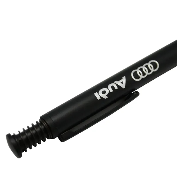 Matte Finish Click Metal Ballpoint Pen w/Chrome Engraving - Matte Finish Click Metal Ballpoint Pen w/Chrome Engraving - Image 1 of 1