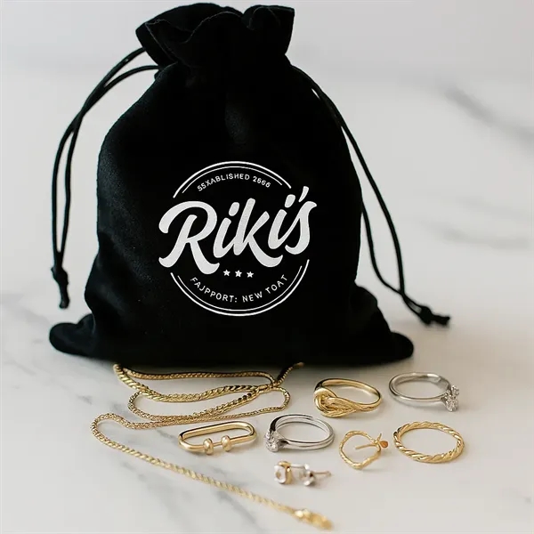Drawstring Jewelry Bag(6.7"W x 9.1"H)