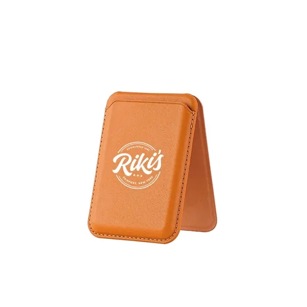 Custom Pu Magnetic Phone Wallet With Foldable Stand