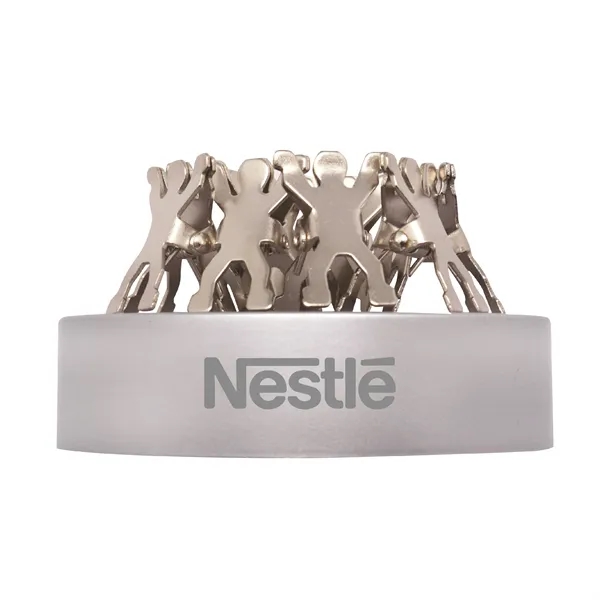 8 Man Paper Clips with Magnet Base