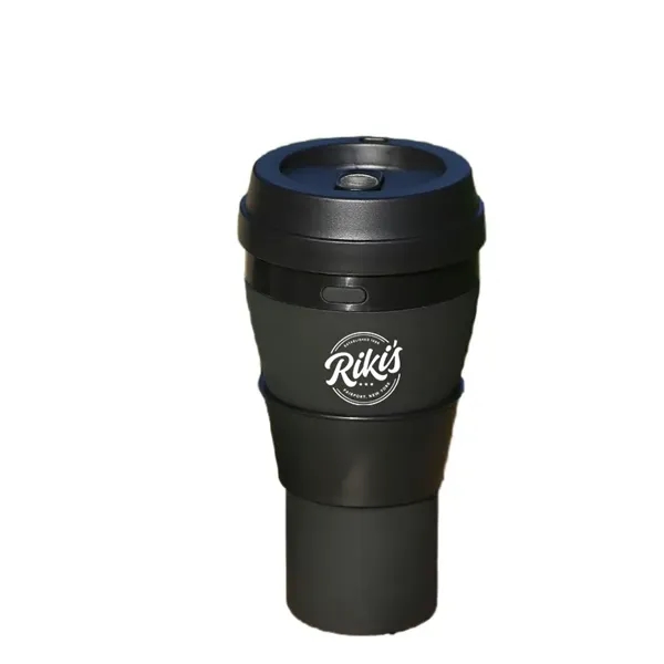 16oz Silicone Collapsible And Foldable Water Bottle