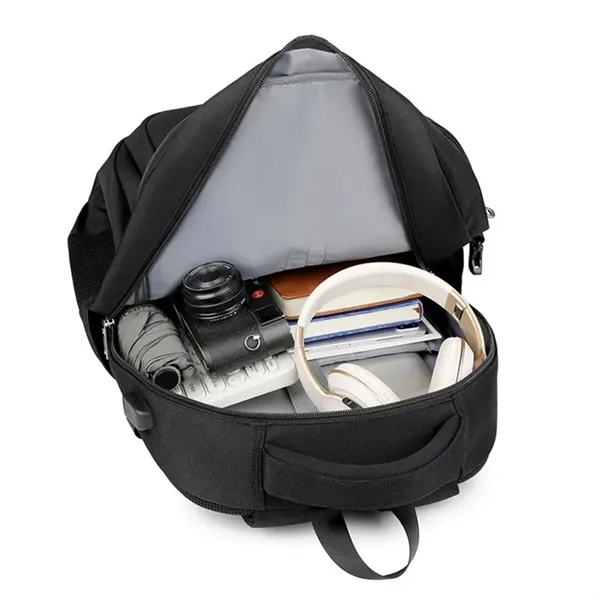 Custom Lightweight Sleek Travel High Tech Laptop Backpack