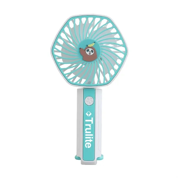Handheld Lanyard-mounted Mini Fan With Light