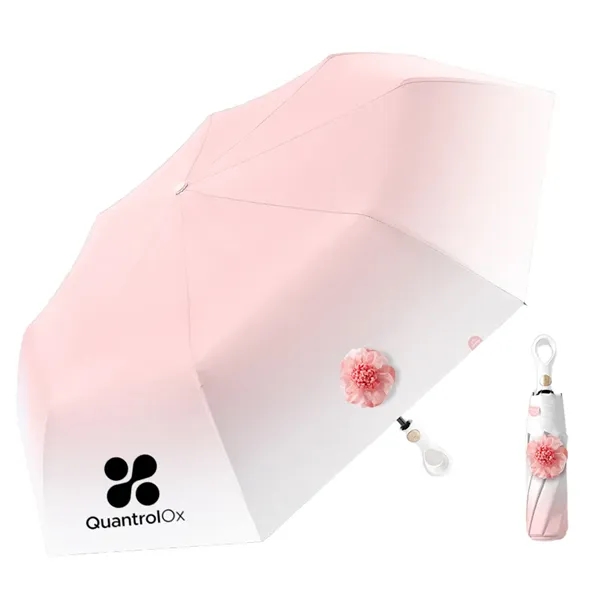 Gradient Color Automatic  Folding Umbrella
