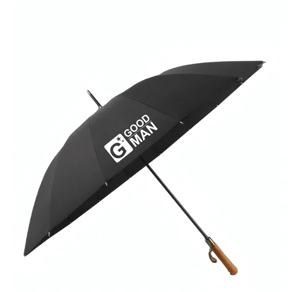 Wooden Handle Manual Straight Umbrella